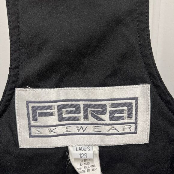 FERA Skiwear Bib Snowboard Winter Snow Pants Overalls Jumpsuit Sz. Ladies 12S - Picture 4 of 4